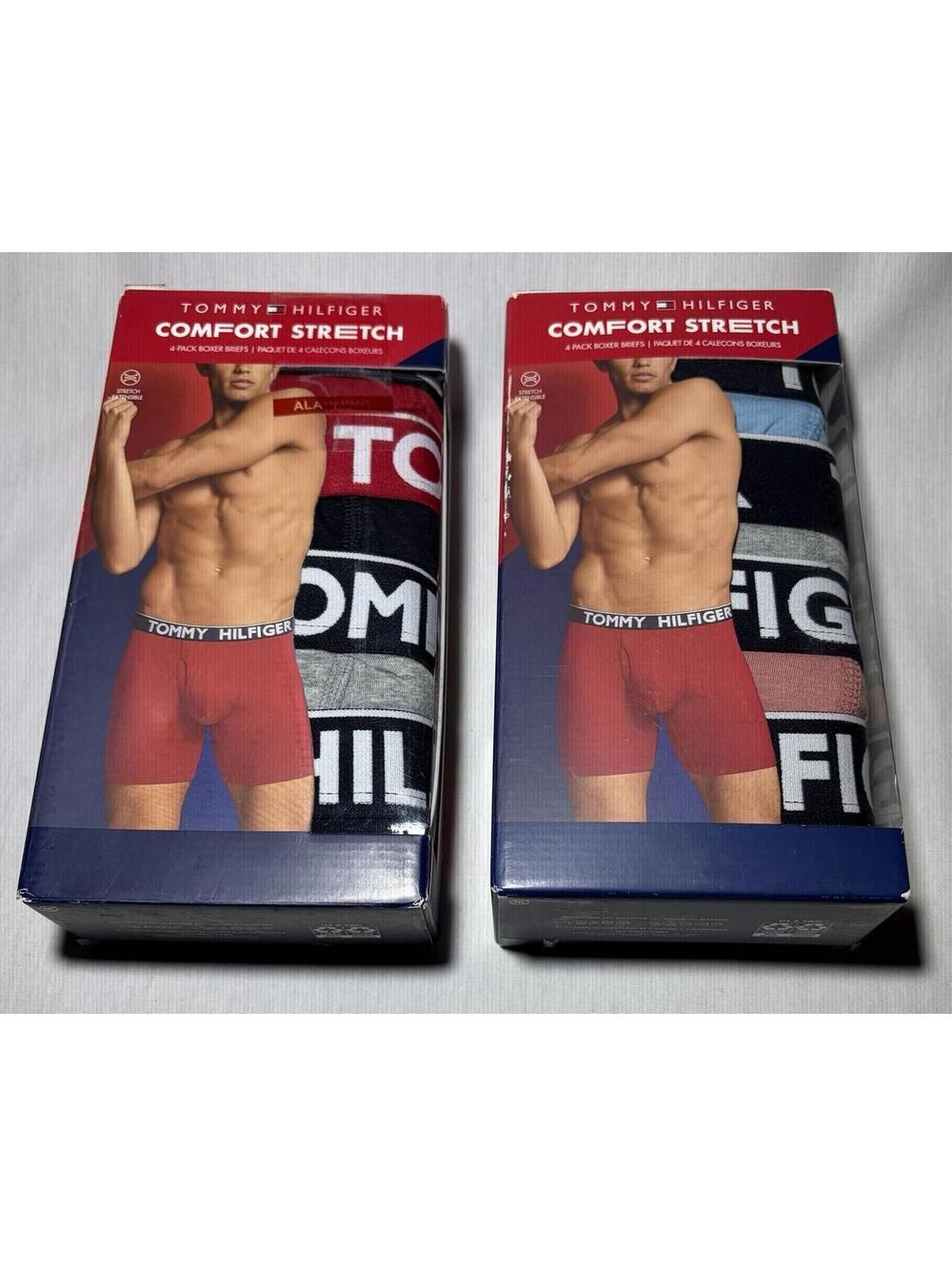 Tommy Hilfiger Comfort Stretch 4-Pack Boxer Briefs Medium NIB x2 - Picture 1 of 4